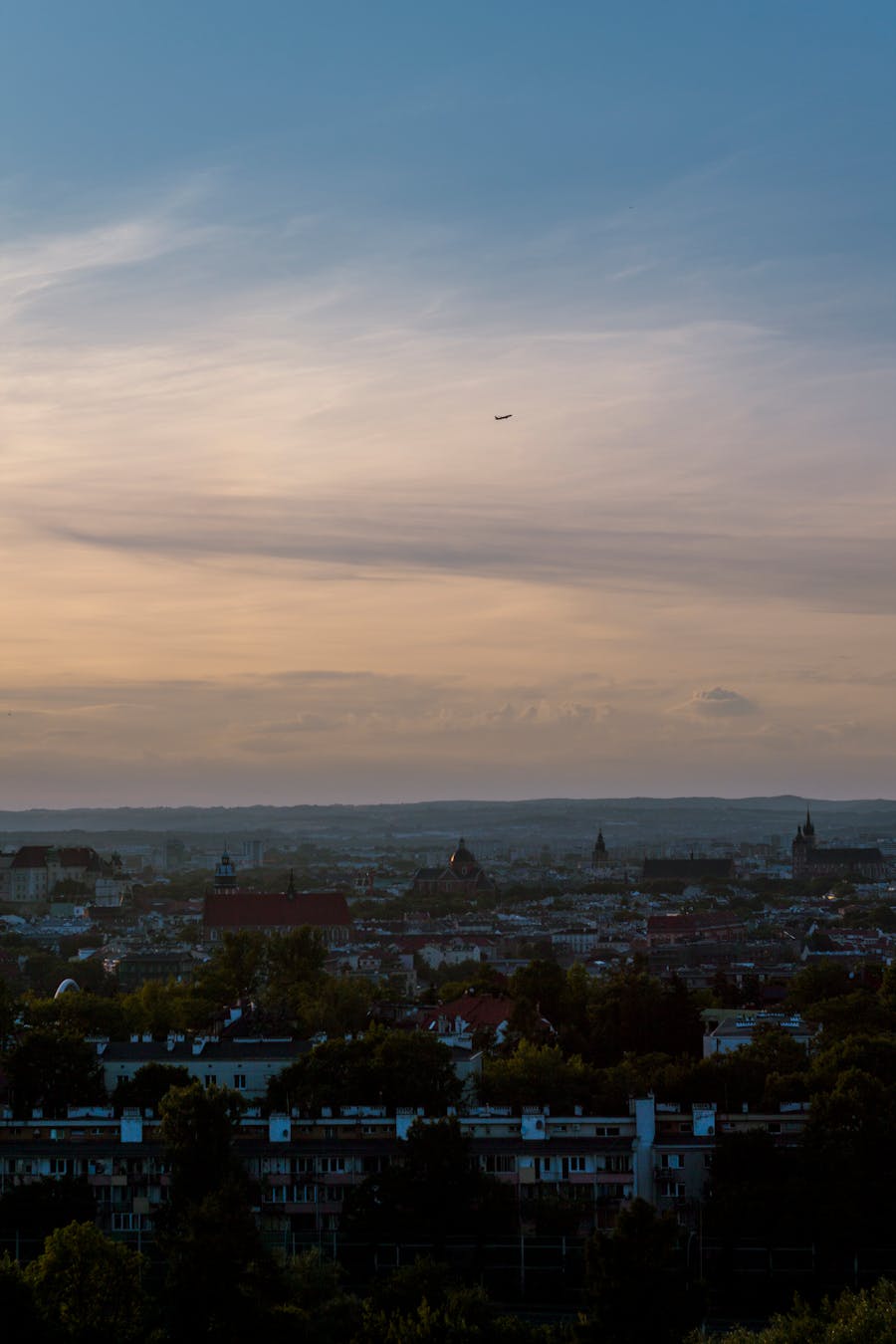 Kraków at golden hour